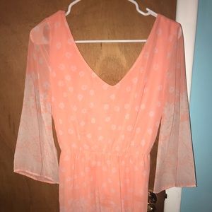 Loose Orange/Pink Dress